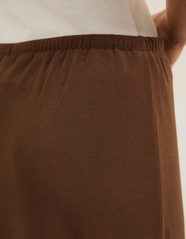 Atmos&Here - Luna Jersey Column Maxi Skirt With Tie