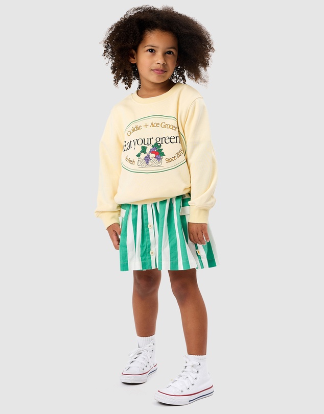 Goldie + Ace - Eat Your Greens Sweater - Babies-Kids