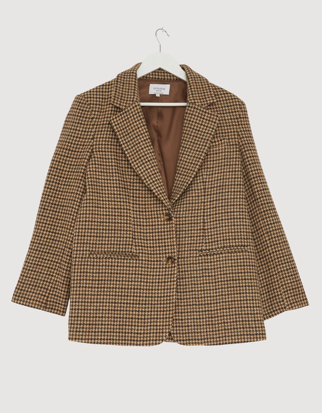 Revibe - Repaired Minima Esenciales Desi Wool Blazer - AU 8