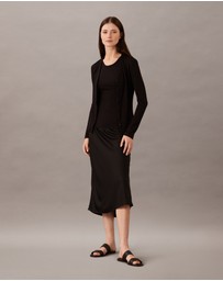 Calvin Klein - Modal Ribbed Cardigan