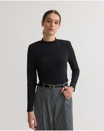 Oxford - Allison Long Sleeve Knit Top