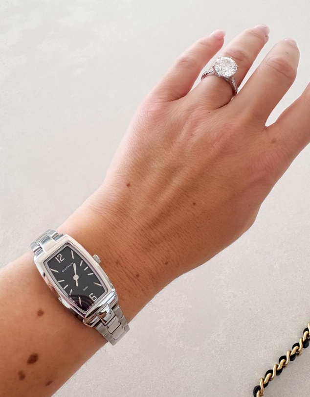Maxum - Fanta Re-Issue - Silver Tone Case, Black Dial & Silver Tone Bracelet