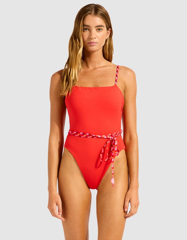 Seafolly - Sorrento Reversible Squareneck Onepiece