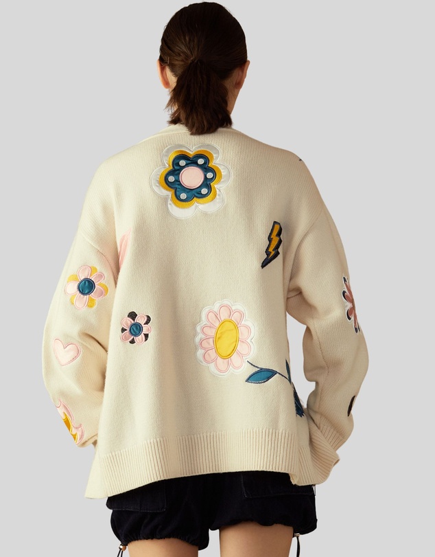 Cynthia Rowley - Playful Patchwork Cardigan