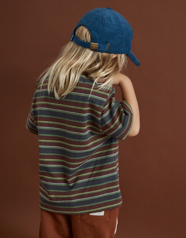 Rhythm - Adventure Stripe SS T-Shirt - Kids