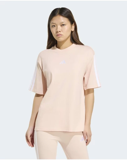 adidas Sportswear - Essentials 3-Stripes Boyfriend Tee Womens