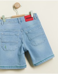 HUGO - Denim Shorts - Kids-Teens
