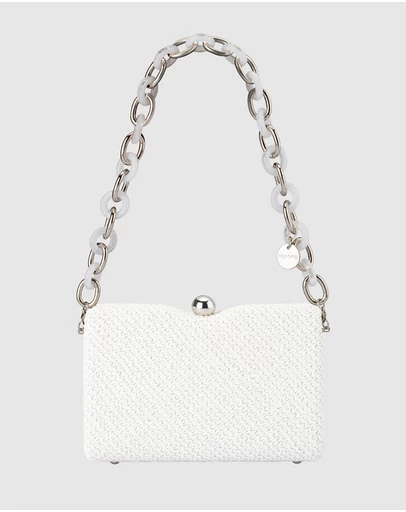 Olga Berg - Birdie Textural Handle Bag