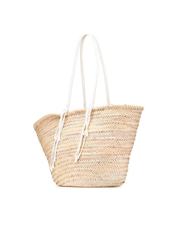 Pre-Loved by Azura Reborn - Pre-Loved Andre Butzer Large Raffia Classic Wanderer Embroidered Shopping Tote