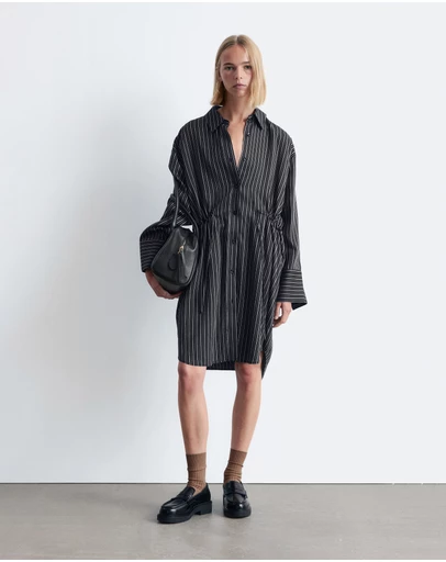 & Other Stories - Oversized Mini Shirt Dress
