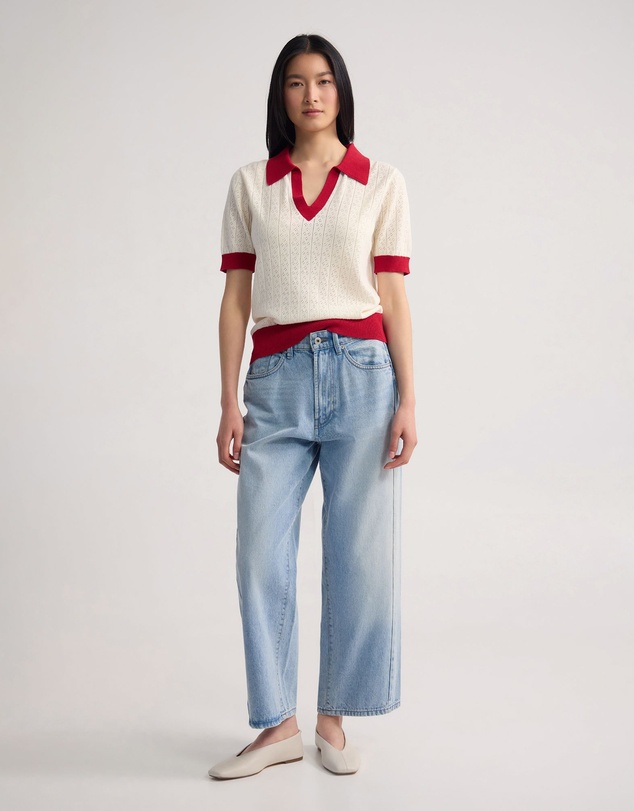 Oxford - Aimee Pointelle Polo