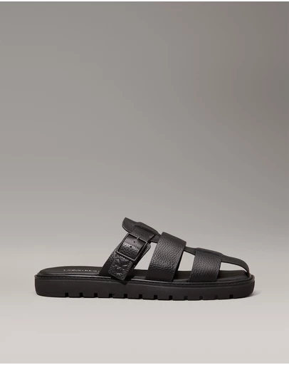 Calvin Klein - Leather Fisherman Sandals