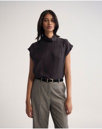 Oxford - Shelly Cupro Top