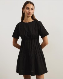 Atmos&Here - Maya Pleat Mini Dress