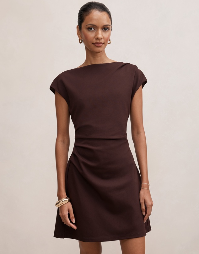 Forever New Petite - Carly Petite Sleeveless Tuck Mini Dress