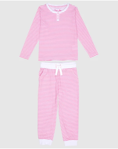 Sant And Abel - Kids Peony Jersey Long Snug Set