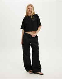 Cotton On - Lcn Cropped Boxy Graphic Tee
