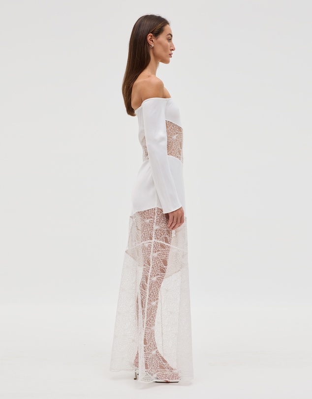 Third Form - Inhale Panel Off Shoulder Dress
