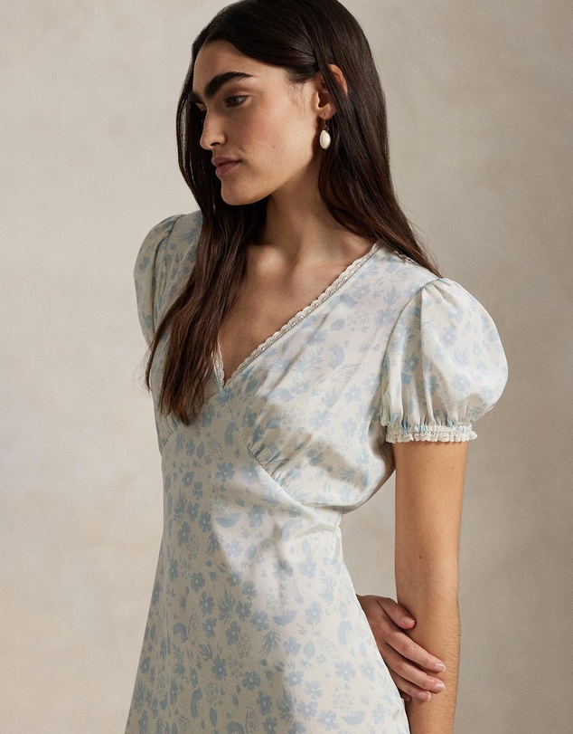 Polo Ralph Lauren - Floral Silk Crepe Dress