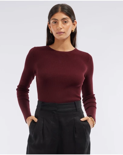 Amelius - Afina Long Sleeve Knit Top