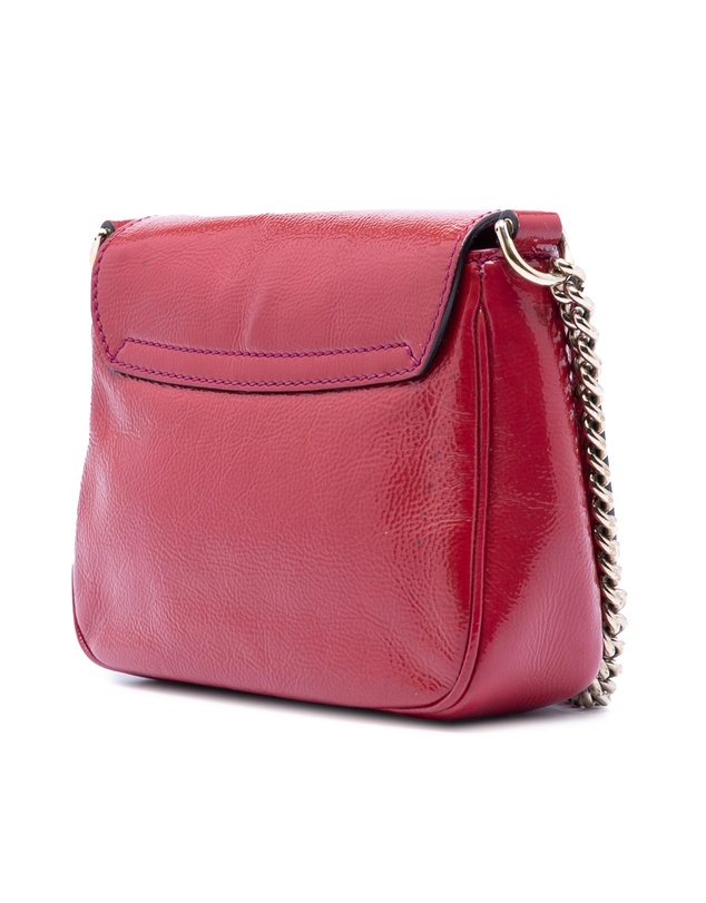 Pre-Loved by Azura Reborn - Pre-Loved Small Patent Soho Chain Flap Crossbody