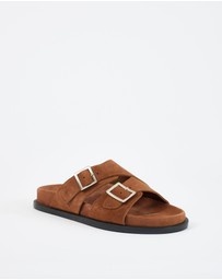 Sol Sana - Sato Footbed Cocoa Suede