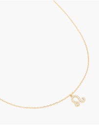 Lovisa - Waterproof Gold Plated Stainless Steel Cubic Zirconia Leo Zodiac Sign Necklace