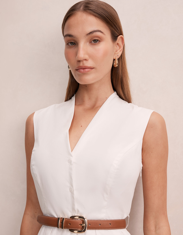 Forever New - Kelly Button Down Midi Dress