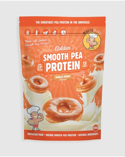 Macro Mike - Vanilla Donut Golden Smooth Pea Protein - 455g