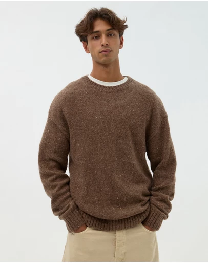 AERE - Wool Blend Relaxed Sweater