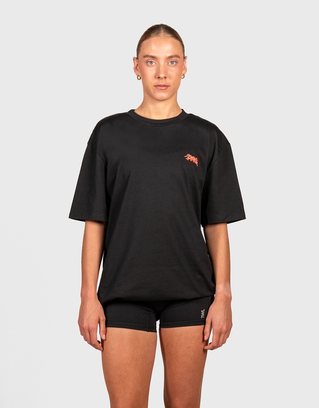 TWL - Oversized T-Shirt Eat Pasta Run Fasta V2