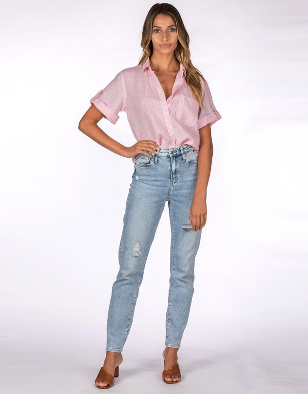 CAMIXA - FEBE Short Sleeve Linen shirt