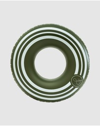 &Sunday - Sporty Oversized Inflatable Pool Tube- Olive