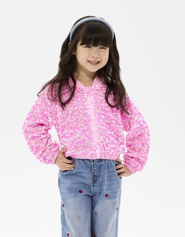 Rock Your Kid - Good Times Glitzy Bomber Jacket