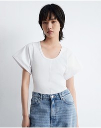 & Other Stories - Scoop-Neck T-Shirt