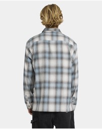 Billabong - Mens Script Long Sleeve Flannel Shirt