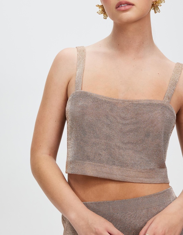 Third Form - Heavy Metal Knit Crop Top