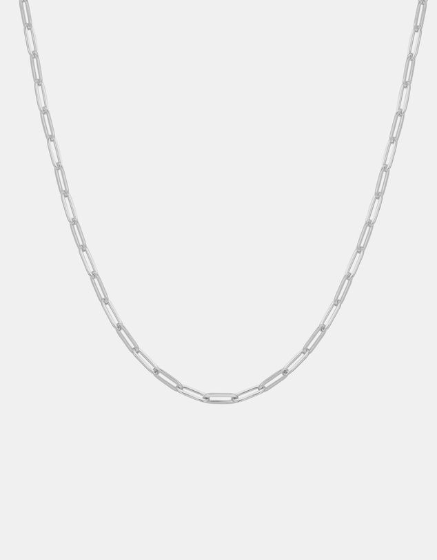 Ania Haie - Ania Haie Silver Paper Clip Chain Necklace