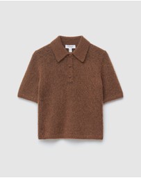 & Other Stories - Brushed Knit Polo T-Shirt