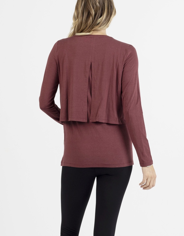 Angel Maternity - Leonie Maternity/ Nursing Flip Panel Top