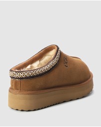 AusWooli Ugg Boots - Mentone Sheepskin Wool Ankle Braid Platform Slippers