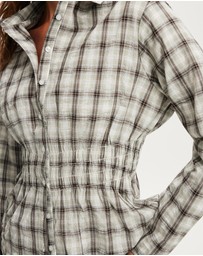 Cotton On - Gathered LS Shirt