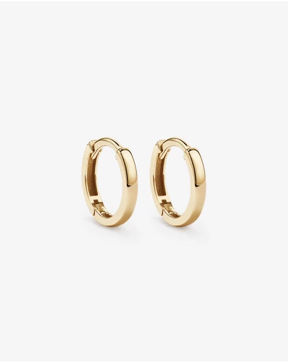 Michael Hill - 12mm Medium Polished Huggie Earrings in 10kt Yellow Gold