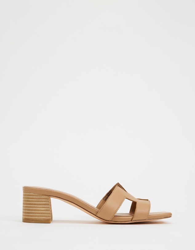 Atmos&Here - Pelly Leather Block Heels