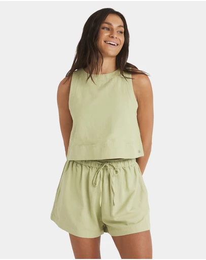 Roxy - Womens Dreamer Elastic Waist Shorts