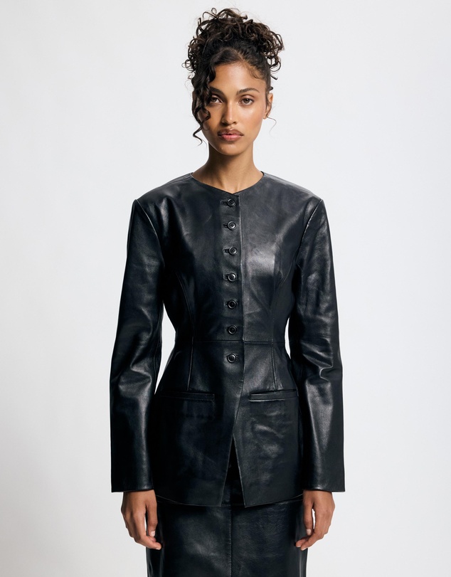 Lover - Rhodes 100% Leather Blazer