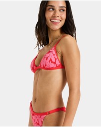 Roxy - Womens Khloe Mini Fixed Tri Bikini Top