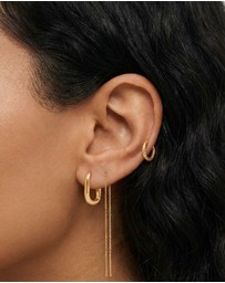 HOUSE OF SLANI - Valeria Textured Hoops