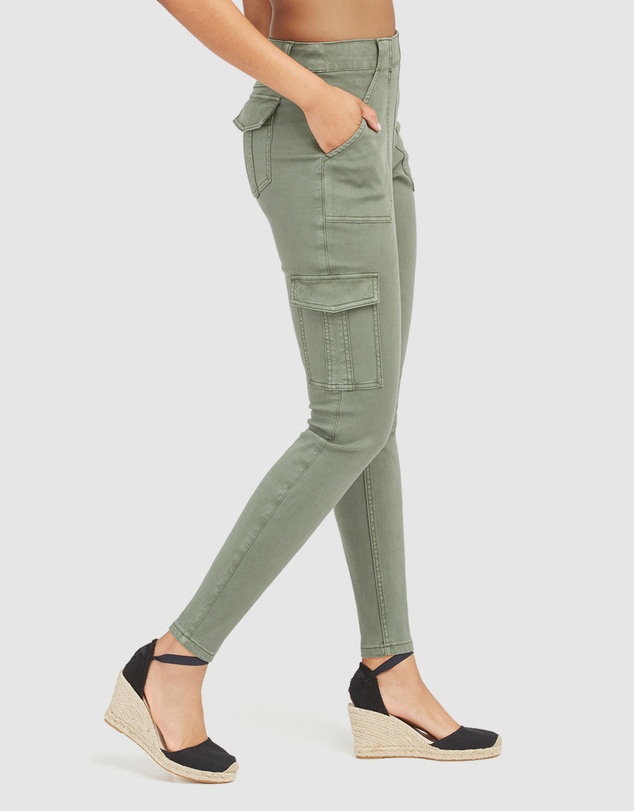 Spanx - Stretch Twill-Stretch Twill Ankle Cargo Pant