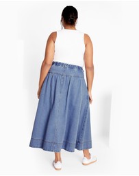 City Chic - Ari Denim Skirt